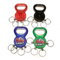 Bottle Opener with Key Chain and Split Ring